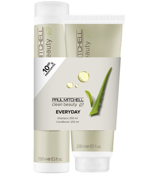 Aktion - Paul Mitchell Save on Duo Clean Beauty everyday - Shampoo 250 ml + Conditioner 250 ml Haarpflegeset