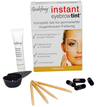 Godefroy Instant Eyebrow Tint Komplett-Set für permanente Augenbauen-F
