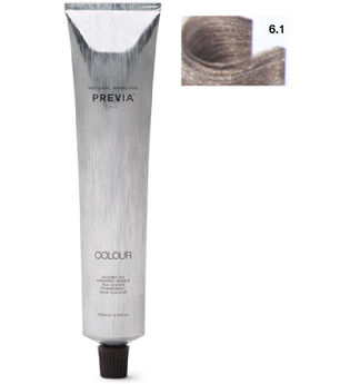 PREVIA Permanent Colour Haarfarbe 6.1 Dunkles Aschblond, Tube 100 ml