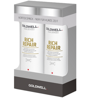 Aktion - Goldwell Dualsenses Rich Repair Restoring Shampoo 2 x 250 ml Haarpflegeset