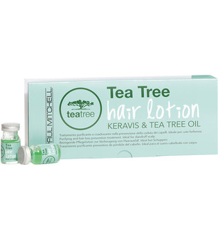 Paul Mitchell Tea Tree Hair Lotion Keravis & Tea Tree Oil Packung mit 12 x 6 ml
