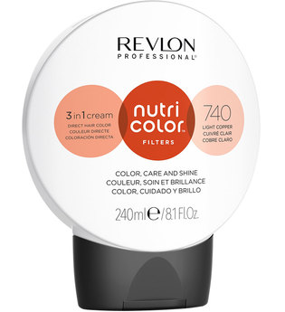 Revlon Professional Nutri Color Filters 3 in 1 Cream Nr. 740 - Mittelblond Kupfer Intensiv Haarfarbe 240.0 ml