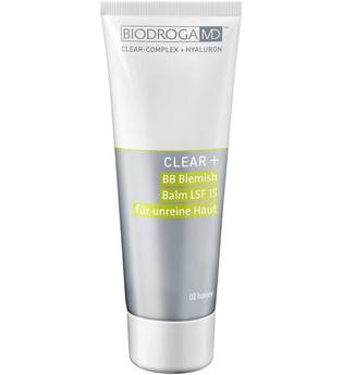 Biodroga MD Gesichtspflege Clear+ BB Blemish Balm für unreine Haut LSF 15 Nr. 02 Honey 75 ml