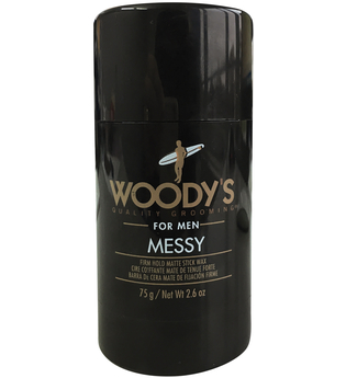 Woody's Messy Firm Hold Matte Stick Wax Haarwachs 75.0 g