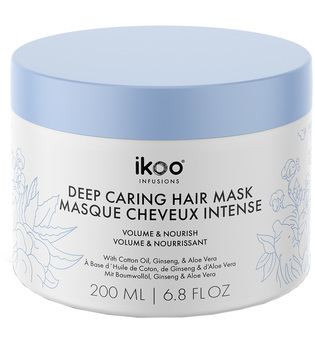 Ikoo - Deep Caring Mask - Volume & Nourish - -deep Caring Mask Volume & Nourish 200ml
