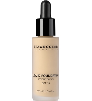Stagecolor Cosmetics Liquid Foundation 2nd Skin Serum SPF 15 Olive Beige 27,5 ml Flüssige Foundation