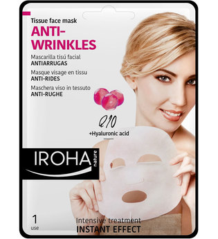 Iroha Gesichts-Vliesmasken Tissue Face Mask ANTI-WRINKLES (1Anwendungen)