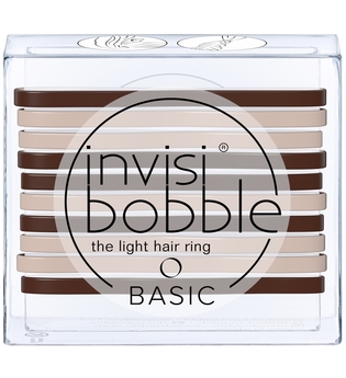 invisibobble Basic The Light Hair Ring - Mocca and Cream (10er-Packung)