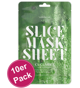 Kocostar Gesichtspflege Masken Cucumber Slice Mask Sheet 10 x 20 ml