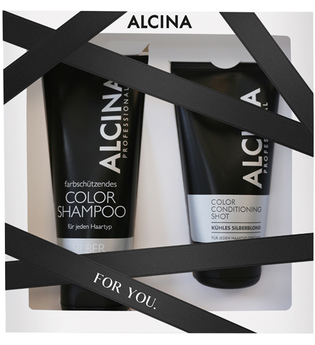 ALCINA Color Shampoo & Shot Silber Geschenkeset Haarpflegeset  1 Stk