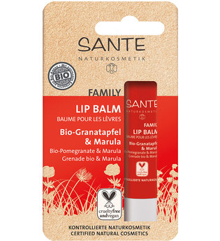 Sante Gesichtspflege Family Lip Balm - Granatapfel & Marula 4.5g Lippenbalm 4.5 ml