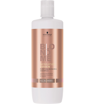 Schwarzkopf BlondMe Detoxifying System Purifying Bonding Shampoo 1 Liter