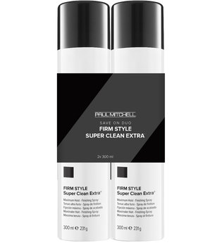 Aktion - Paul Mitchell Save On Duo Super Clean Extra 2 x 300 ml Haarspray