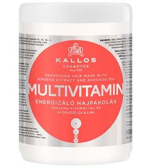 Kallos Cosmetics - Haarmaske - KJMN Multivitamin Energizing Hair Mask with Ginseng Extract & Avocado Oil - 1000ml