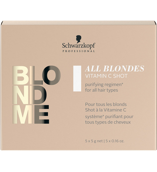 Schwarzkopf Professional BlondMe All Blondes Detox Vitamin C Shots 5x5g Haarmaske