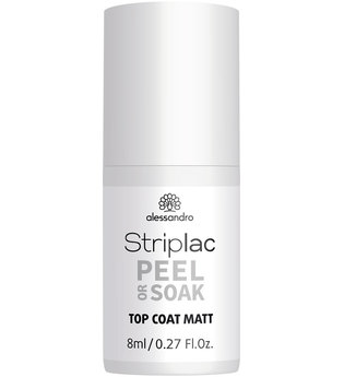 Alessandro Striplac Peel or Soak Top Coat Matt 8 ml Nagelüberlack
