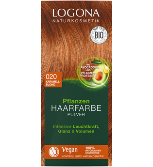 Logona Pflanzen-Haarfarbe Pulver 020 karamellblond 100 Gramm