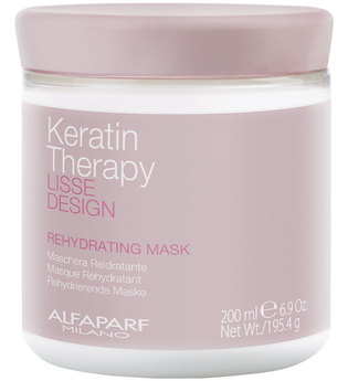 ALFAPARF MILANO Keratin Therapy Lisse Design Rehydrating Mask Haarbalsam 200.0 ml