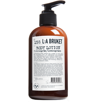 La Bruket Körperpflege Körperlotionen und Körperbutter Nr. 158 Body Lotion Lemongrass 250 ml