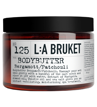La Bruket Körperpflege Körperlotionen und Körperbutter Nr. 125 Body Butter Bergamot/Patchouli 350 ml