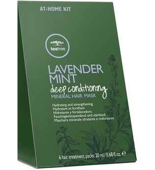 Paul Mitchell Tea Tree Lavender Mint Deep Conditioning Mineral Hair Mask Packung mit 6 x 20 ml