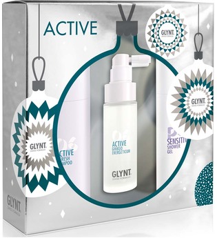 Glynt Haarpflege Active Active Care Christmas Set Active Refresh Shampoo 100 ml + Sensitive Shower Gel 100 ml + Active Ginkgo Energeticum 30 ml 1 Stk.