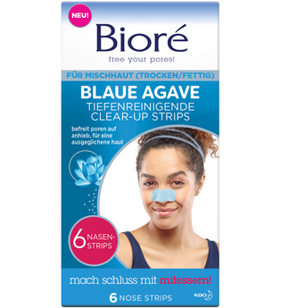 Bioré Blaue Agave + Backpulver Mitesser Strips 6 Stk
