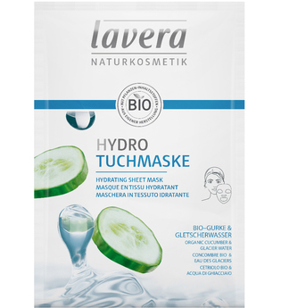 lavera Bio-Gurke & Gletscherwasser Hydro Tuchmaske Feuchtigkeitsmaske 21.0 ml