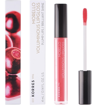 Korres Gesichtspflege Lippenpflege Morello Voluminous Lip Gloss Nr. 42 Peachy Coral 4 ml