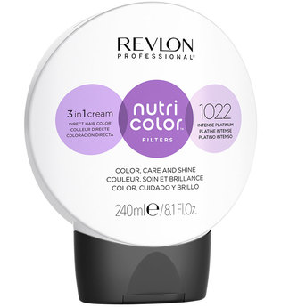Revlon Professional Nutri Color Filters 3 in 1 Cream Nr 1022 - Platin Haarfarbe 240.0 ml