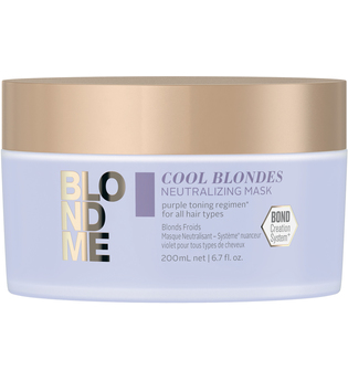 Schwarzkopf Professional BLONDME Cool Blondes Neutralizing Maske Haarbalsam 200.0 ml