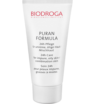 Biodroga Gesichtspflege Puran Formula 24h Pflege für unreine, ölige Haut/Mischhaut 40 ml
