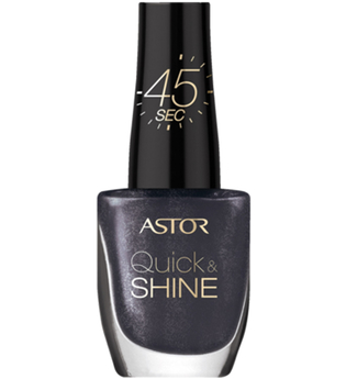 Astor Make-up Nägel Quick & Shine Nagellack Nr. 602 Lady In Black 8 ml
