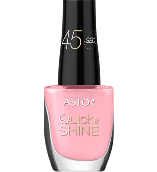 Astor Make-up Nägel Quick & Shine Nagellack Nr. 529 Pale Candy 8 ml
