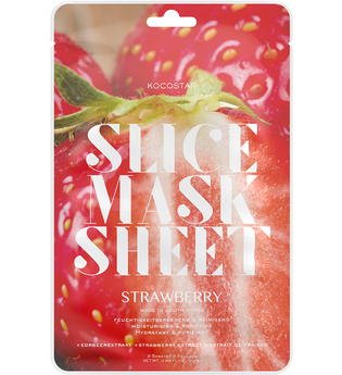 Kocostar Gesichtspflege Masken Strawberry Slice Mask Sheet 20 ml