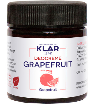 Klar Seifen Grapefruit Deodorant 30.0 ml