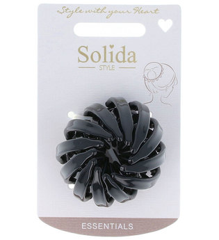 Solida Dutt-Macher Ø 4,8 cm schwarz Haarspangen 1 Stk