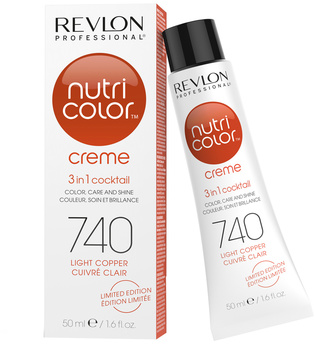 Revlon Professional Haarpflege Nutri Color Creme 740 Helles Kupfer 50 ml