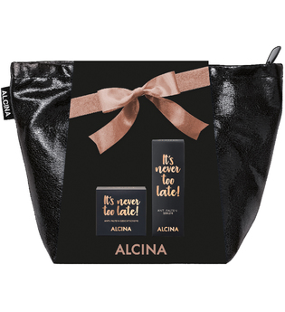 Alcina Produkte It&apos;s Never Too Late Gesichtscreme 50 ml + It&apos;s Never Too Late Serum 30 ml + Tasche 1 Stk. Pflegeset 1.0 st