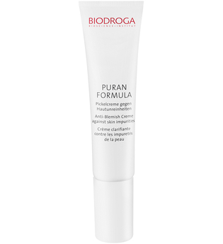 Biodroga Gesichtspflege Puran Formula Pickelcreme gegen Hautunreinheiten 15 ml