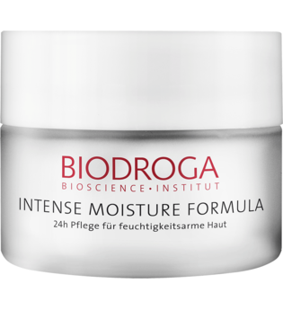 Biodroga Gesichtspflege Intense Moisture Formula 24h Pflege für feuchtigkeitsarme Haut 50 ml