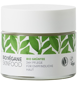 Bio:Végane Skinfood Bio Grüntee 24h Pflege für empfindliche Haut 50 ml Gesichtscreme