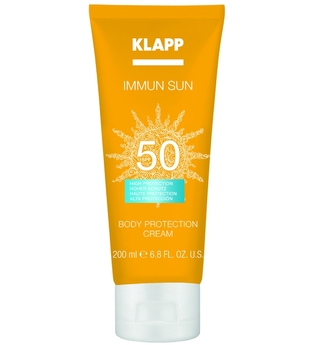 Klapp Immun Sun Body Protection Cream SPF-50 200 ml Sonnencreme