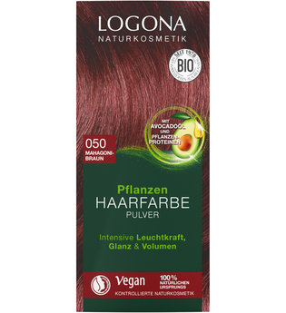 Logona Pflanzen-Haarfarbe Pulver 050 mahagonibraun 100 Gramm
