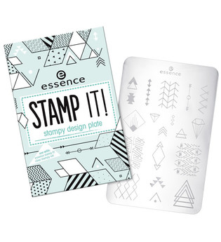 Essence Nägel Nagellack Stamp It! Stampy Design Plate Nr. 02 Shapes Of Glory 1 Stk.