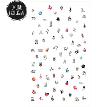 essence - Nageldesign - online exclusives - let it snow! nail stickers 01