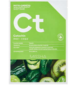 MISSHA - Gesichtsmaske - Phytochemical Skin Supplement Sheet Mask (Catechin/Hydrating)