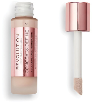 Makeup Revolution Conceal & Define Foundation (Various Shades) - F3