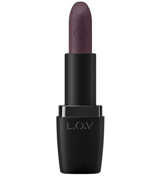 L.O.V Make-up Lippen Lipaffair Color & Care Lipstick Matte Nr. 960 Black Mood 3,50 g