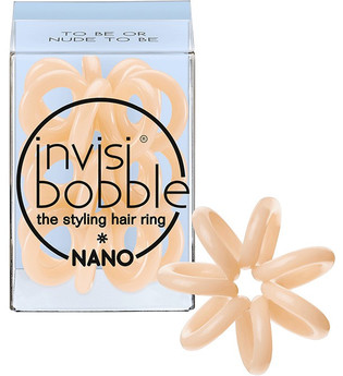 invisibobble Haargummis Nano To Be or Nude to Be, Pro Packung 3 Stück